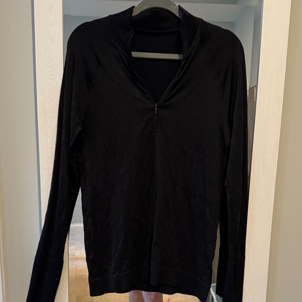 Lululemon Black Quarter-Zip Sweater